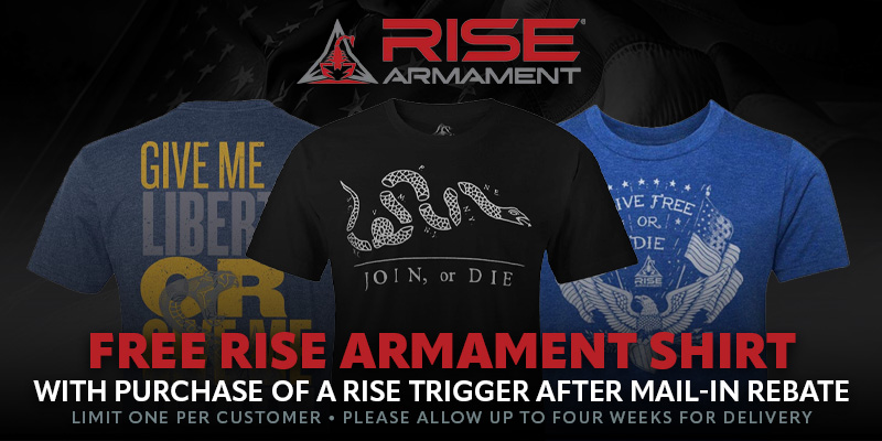 Rebate: RISE Armament Free Shirt Rebate